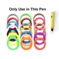 Pack of 5 3D PEN WIRES FILAMENTS Multicolor Refills for 3D Printing Pen 1.75mm Filaments 5 Meter Length. 