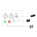 12V 24V Bluetooth Amplifier Board 30-120W HiFi Dual Microphone Interface Car Subwoofer Amplifier Module Easy Install Easy to Use (EU Plug). 
