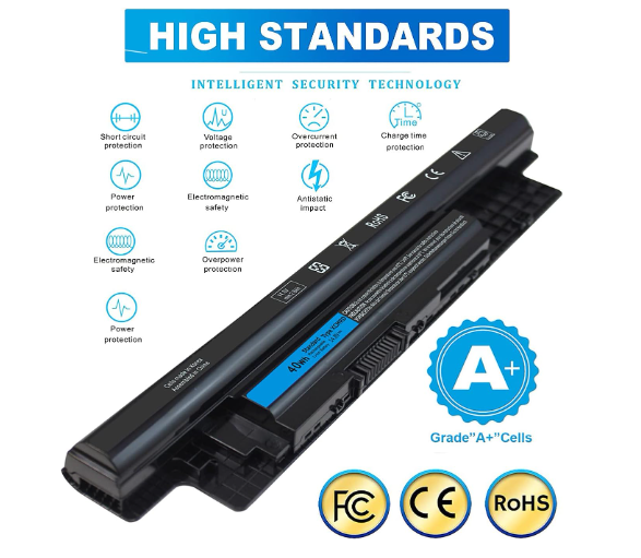 40Wh XCMRD 14.8V Battery for Dell Inspiron 15 3000 Series 3542 3543 3521 3537 3531 3541 17R 5721 5737 17-3737 3721 15R 5537 5521 14 3421 3437 14R 5421 5437 Latitude 3440 3540 P28F P40F FW1MN 4WY7C