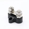 Motorcycle accessories 5/16" Bus Bar Terminal Junction Blocks Positive Power Distribution Studs Boat M8 Black. 
