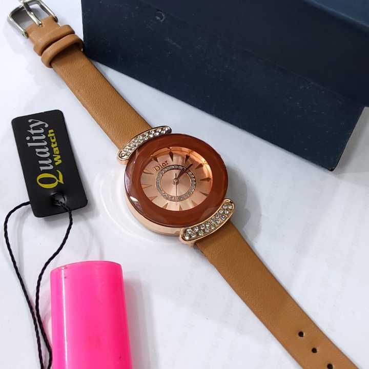 Ladies%20Armitron%20Women's%2075/5410%20Diamond-Accented%20Leather%20Strap%20Watch%20-%20Image%206