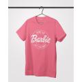 Womens barbie T Shirt 0.4 for all age Pink color. 
