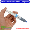 HY510 50g injection type Grey Silicone Compound Thermal Paste Conductive Grease Heatsink for CPU GPU Chipset Termopasta Cooling with scraper by Electrica. 