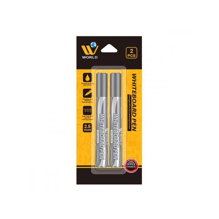 WBM Whiteboard Markers, Refillable Black Marker