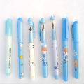 6pcs Pens 1pc removal / 8pcs ink cartridge Fountain Pen Fine Medium Ef + F M Nib Writing Fluency Standard Cute stationary items for girls | Cute stationary items for girls. 