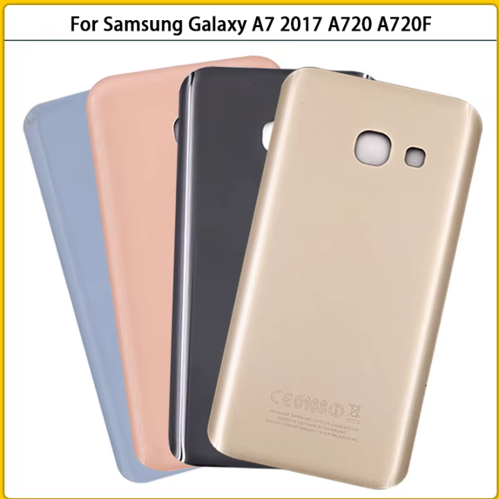 Samsung A7 2017 (SM-A720) Back Glass Battery Cover Rear Door Housing Case , Back Glass / Back Panel  Samsung A7 2017 (SM-A720)