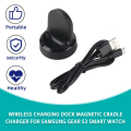 Wireless Charging Dock Charger For Samsung Gear S3 Frontier & Classic & Gear S2 Classic. 