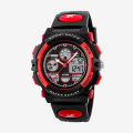 SKMEI Kids Fashion LED Backlight Alarm Dual Display Girls Boys Shock Resistant Waterproof Digital Watch 1163. 