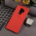Luxury Red Alcantara Suede Leather Texture Pc Case For Samsung Galaxy S9 Plus. 