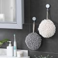 Quick Dry Soft Absorbent Microfiber Towels Hand Towels Kitchen Bathroom Hand Towel Ball With Hanging Loops Cleaning Cloth. 