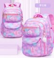 New Gradient Backpack For Girls Pink School Bags Kids For Grade 4 to 6. 
