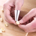 Stainless Steel Kitchen Cutting Guard Protection Tools Finger Protectors Peanut Sheller Vegetable Nuts Peeling Finger Guard. 
