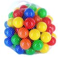 Plastic Balls for Kids Without Edges (Multicolor) - 50 Pcs. 