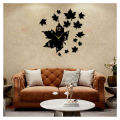 New 3D Leaf Shape wooden Wall Clock Design For Your Home,Office, Rooms By wallwarriors. 