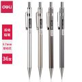 Deli S001/S002 Movable Pencil 0.5/0.7mm Student Writing Metal Pen Body Mechanical Pencil. 