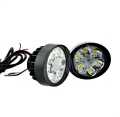 2 pc 6 LED Headlight Assist Lamp For Motorcycle Motorbike Bike Universal CD70 CG125. 