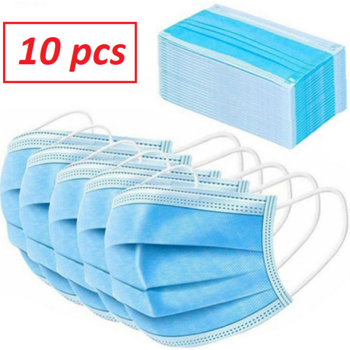Disposable%20Face%20Mask%20Blue%203%20Protective%20Layers,%20Nose%20Pin%20Cover%20,%2050%20Pcs-Pack%20of%20Box%20Adult%20-%20Image%202