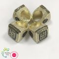 Wholesale Vintage Men Women Jewelry Zinc Alloy Wedding Shiny Gold Plated Custom Metal Sports Award Logo Championship Ring. 