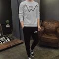 Stylish Classic Branded Men's Track Suite (T-Shirt + Trouser). 