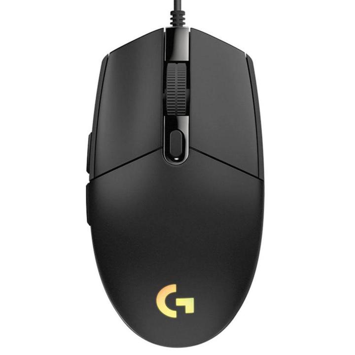 Logitech G102 Gaming Mouse Wired USB Optical Color Changing Breathing LED 8000DPI for Laptop PC Computer Games Office Home & Work