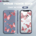 Jizetin for Samsung Galaxy J5 Prime Back Cover Butterfly Flying Side Design Cases Soft Liquid Silicone Mobile Phone Case. 