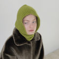 Sandmdm 20% Wool Knitted Caps Winter Warmer Unisex Hooded Hat Neck Collar Scarf Cap For Men Women Ski Beanie Hats Cold Hat Balaclava Cap. 