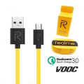 Pack of 2 Realme_Data Cable packing orange Vooc Fast Charging Micro USB Cable For Android Cell Phone. 