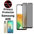 Samsung A06 Privacy Protector 45 Degree HD Tempered Glass Anti Spy Privacy Protector for Samsung A06. 