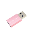 5PCS USB Data Blocker Charge-Only USB Blocker Adapter for Blocking Data Sync Protect Against Juice Jacking Pink. 