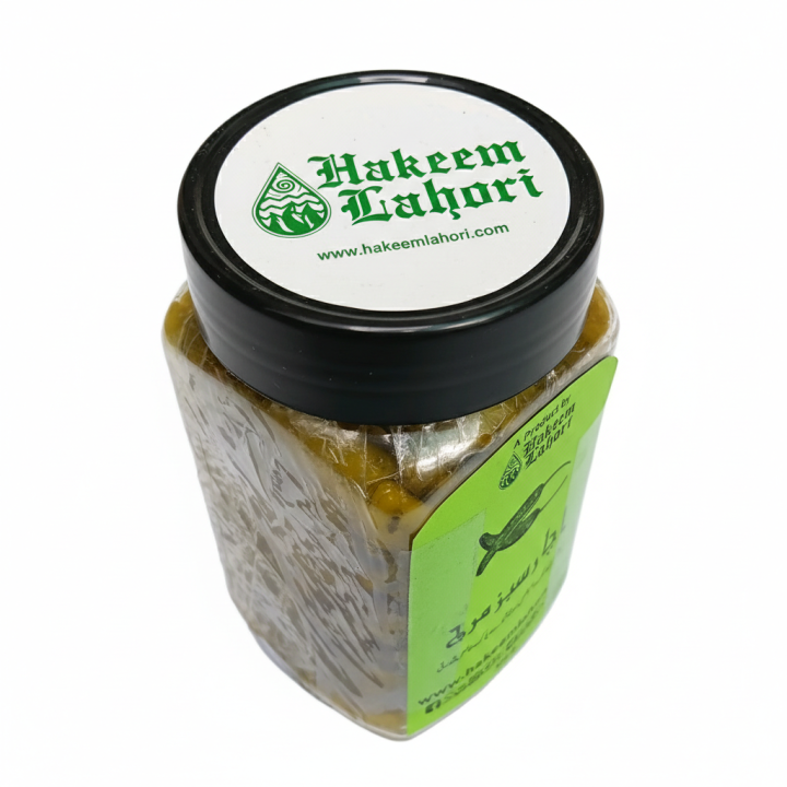 Green%20Peppers%20Pickle%20in%20Oil%20%D9%85%D8%B1%DA%86%20%D8%A7%DA%86%D8%A7%D8%B1%20Mirch%20Achaar%20(500-g)%20%7C%20Hakeem%20Lahori%20-%20Image%203
