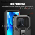 Casinglee For OPPO A16K Case Shockproof Armor Stand case with Metal Clip Back cover OPPO A16K Phone cases Car Mountaineering phone case For girls and Boys. 
