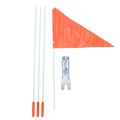 Safety Flag with Pole,6 Foot Adjustable High Visibility Bike Flag, Brightly Colored Waterproof Safety Flag for Kids Bike. 