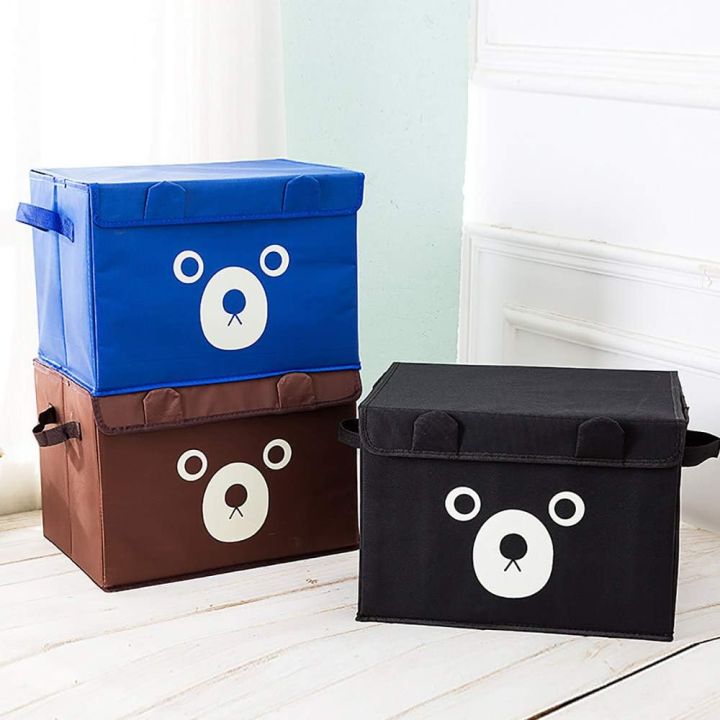 Cube Storage Foldable Toy Storage Box Foldable Panda Design Kid