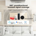 ROVF - WiFi IR Universal Remote Control - with Temperature and humidity - monitoring for Air Conditioner TV Smart Home - Work for Tuya Alexa/Google Home/Tmall Genie. 