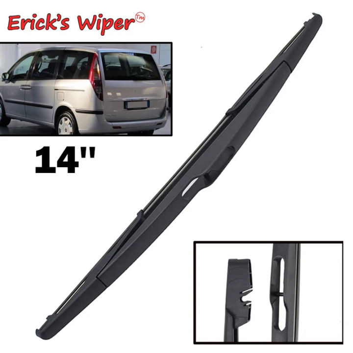 Erick's Wiper 14" Rear Wiper Blade For Fiat Ulysse 2002 - 2010 Windshield Windscreen Clean Tailgate Window Car Rain Brush
