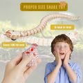 Remote Control Snake Infrared RC Animal Toys Rattlesnake With USB Cable Funny Trick Terrify Toys For Kids. 