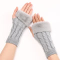 Adults Gloves Fingerless Fall Winter Ladies Writing Gloves. 