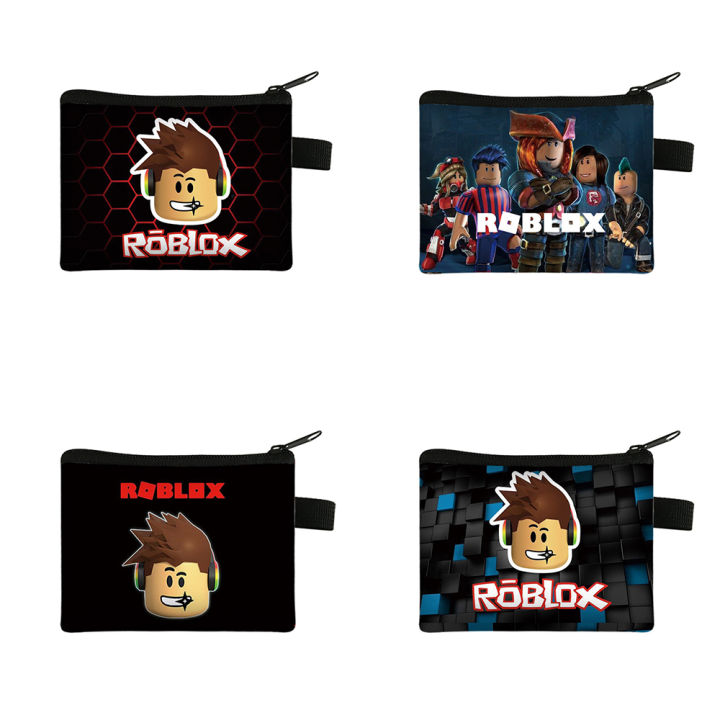 New Oxford Cloth Roblox Coin Purse Polyester Portable Cartoon Small Wallet High Capacity Storage Bag