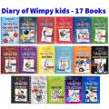Diary of a _wimpy Kid 17 books set complete collection. 
