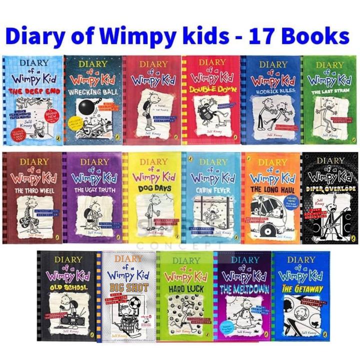 Diary of a _wimpy Kid 17 books set complete collection