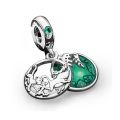 Disney Lady and the Tramp Pendant Fit Pandora Charms Bracelet Women Cute Cartoon Kiss Dog Beads For Jewelry Making DIY Girl Gift. 