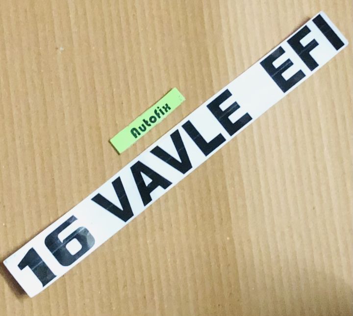 Sticker 12 Valve Car Styling 16 VALVE EFI Sticker 11 Inches Black 01 PC | Daraz.pk