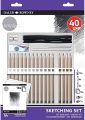 Sketching set DALER-ROWNEY, 40 pieces. 