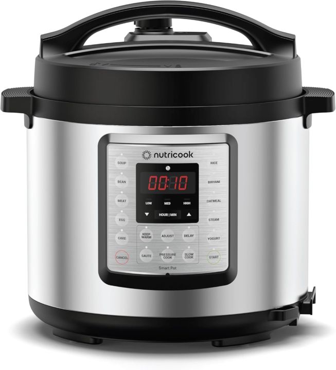 Nutricook%20Smart%20Pot%20Eko%20ON,%201000%20Watts%20-%209%20In%201%20Electric%20Pressure%20Cooker,%206%20Liters,%2014%20Smart%20Programs,%20Brushed%20Stainless%20Steel/Black,%20Silver/Black%20-%20Image%202