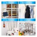 12 Pcs Plastic Hooks Self Adhesive, Sticky Hooks Removable Wall Hooks,Stick on Hooks for Hang Coat Cloth Towel. 