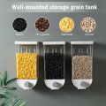 1 Piece Wall Mounted Food Storage Container Dispenser - 1.0 liter. 