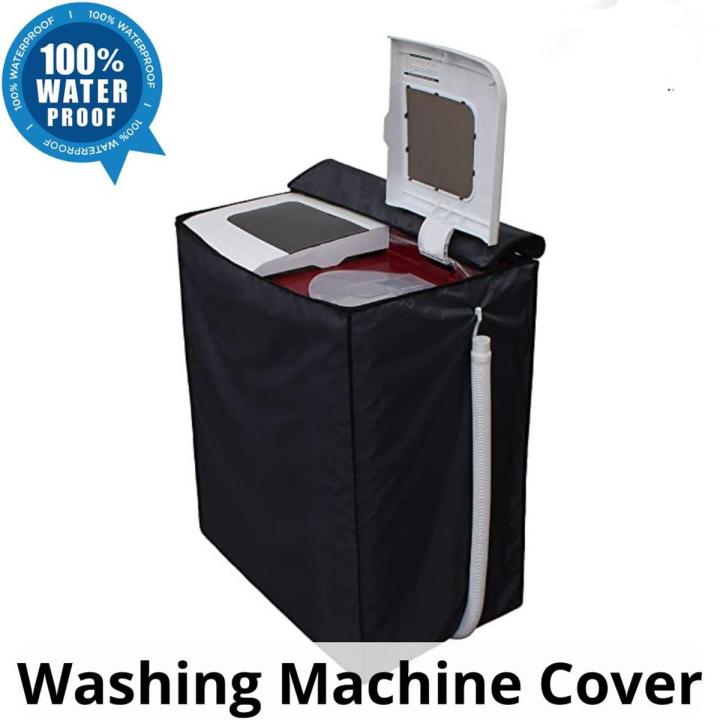 Dual Tub Washing Machine Cover – Waterproof- Zipper Closure