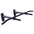 Body Press Wall mounted Pull up Bar/ Chin Up Rod - 3 Grips Heavy Duty Pull Up and Chin Up Bar for Home Exercise Fully Steel with Rubber Handles. 