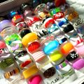 Wholesale 25pcs/lot Women's Colourful Resin Acrylic Rings Girls Various Aesthetic Jewelry Party Gifts. 