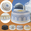 Traditional Kufi Cap Comfortable Fit Topi Design Egyptian Style Arabic Hat Various Sizes Men'S Accessory Kufi Topi Hat for. 
